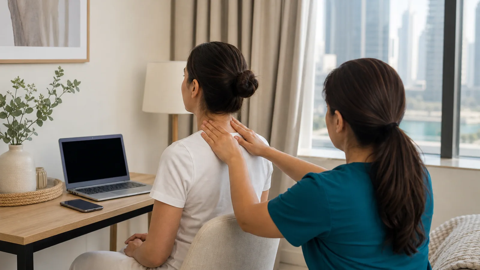 Stiff Neck Physiotherapy at Home in Dubai | BestDOC