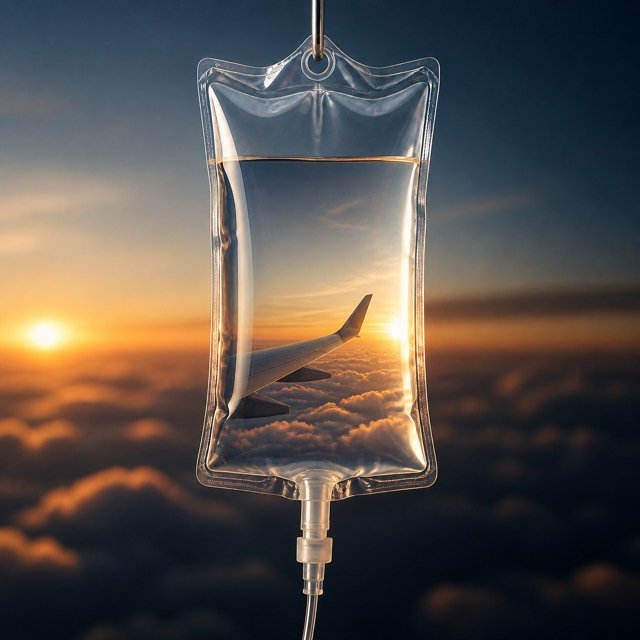 Jet Lag Relief IV drip